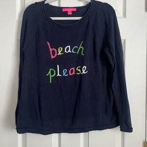Lilly Pulitzer Beach Please Knit sweater. Size large. In good or play condition.